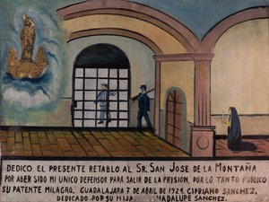 Tilbudstilbud dedikert til Lord Saint Joseph